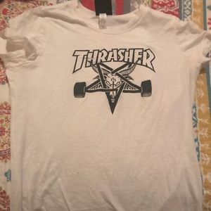 Thrasher women’s slim fit tee shirt siZe small